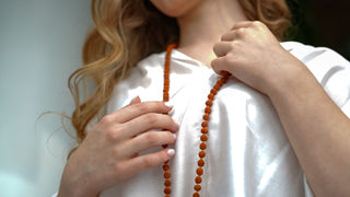 Malas Set – Rudraksha Necklace & Bracelet