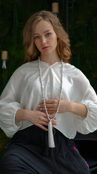 Malas Set – Howlite Necklace & Bracelet