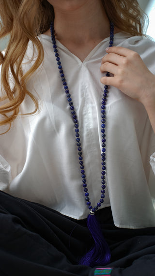 Malas Set – Lapis Necklace & Bracelet