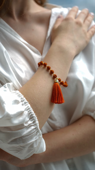 Malas Set – Rudraksha Necklace & Bracelet