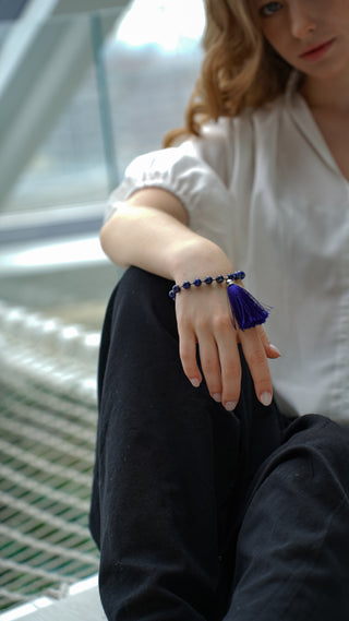 Malas Set – Lapis Necklace & Bracelet