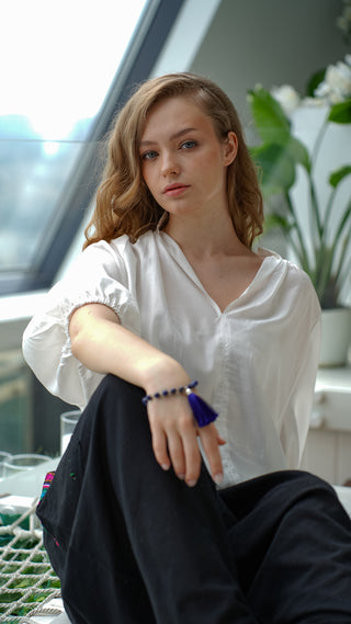 Malas Set – Lapis Necklace & Bracelet