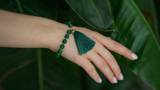Malas Set – Malachite Necklace & Bracelet