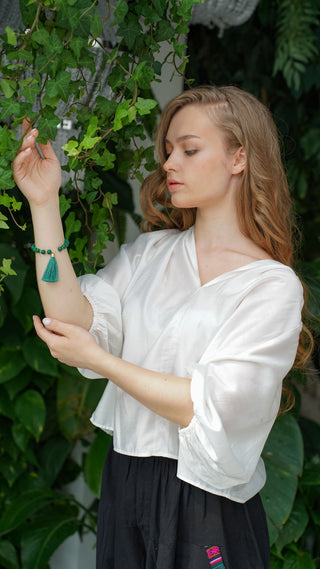 Malas Set – Malachite Necklace & Bracelet