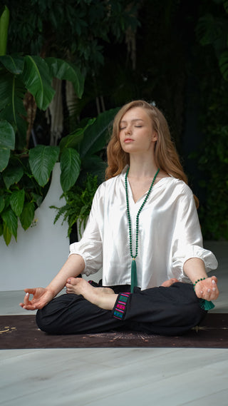 Malas Set – Malachite Necklace & Bracelet