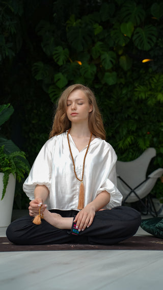 Malas Set – Sandal Necklace & Bracelet