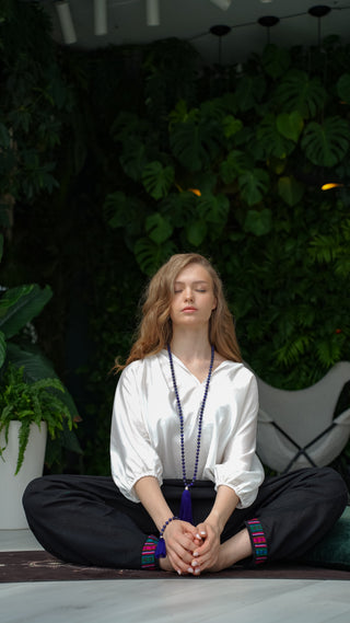 Malas Set – Lapis Necklace & Bracelet