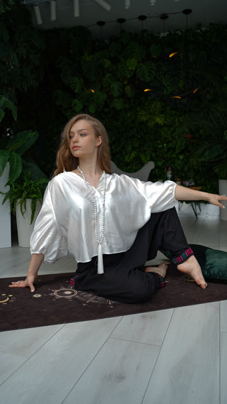 Malas Set – Howlite Necklace & Bracelet