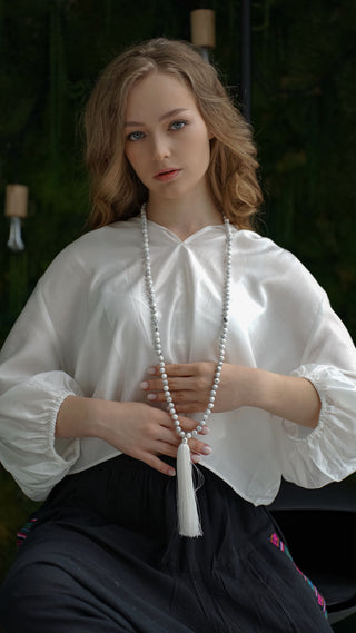 Malas Set – Howlite Necklace & Bracelet