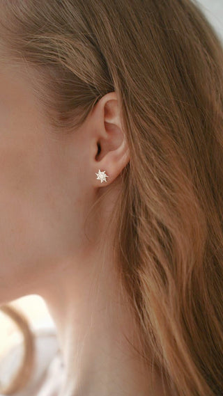 Stud Earrings Little Sun