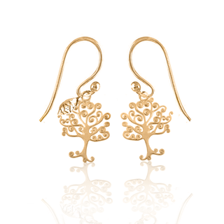 Earrings Simplicity Little Tree of Life