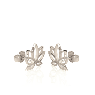 Earrings Simplicity Studs Little Lotus