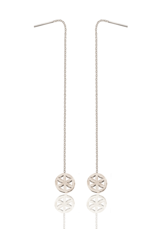 Earrings Parallel Little Flower of Life