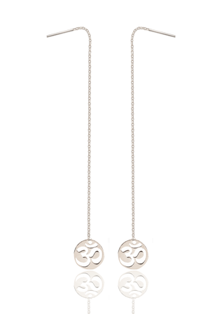 Earrings Parallel Little Om