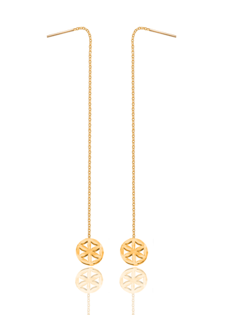 Earrings Parallel Little Flower of Life