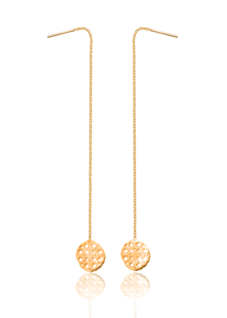 Earrings Parallel Little Mandala