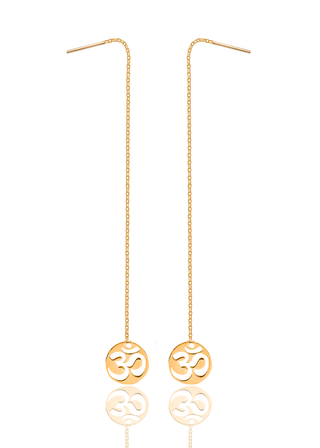 Earrings Parallel Little Om