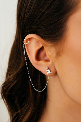 Earrings Stud Time Loop Little Buddha