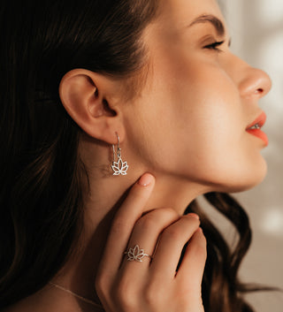 Earrings Simplicity Little Lotus