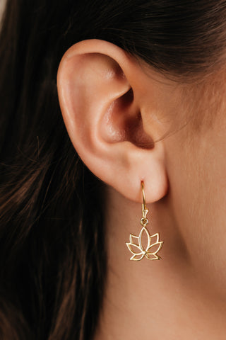 Earrings Simplicity Little Lotus