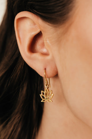 Earrings Simplicity Little Lotus