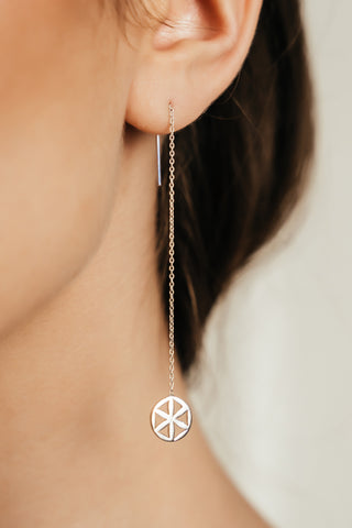 Earrings Parallel Little Flower of Life