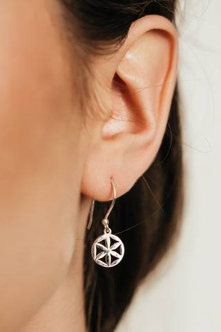 Earrings Simplicity Little Flower of Life