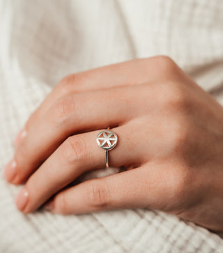 Ring Simplicity Little Flower Of Life