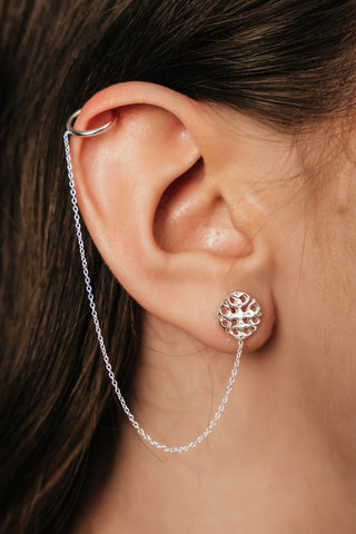 Earrings Time Loop Little Mandala