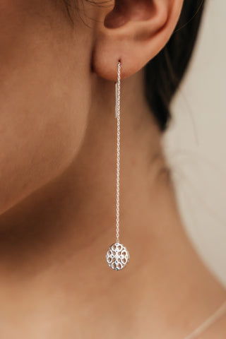 Earrings Parallel Little Mandala