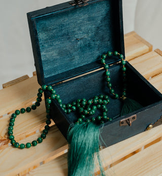 Malas Set – Malachite Necklace & Bracelet