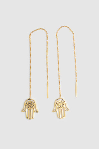 Earrings Parallel Little Khamsa