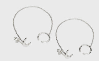 Stud Earrings Little Moon - Time Loop Style