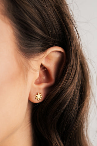 Stud Earrings Little Sun