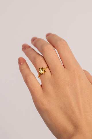 Anello Semplicità Piccolo Sole