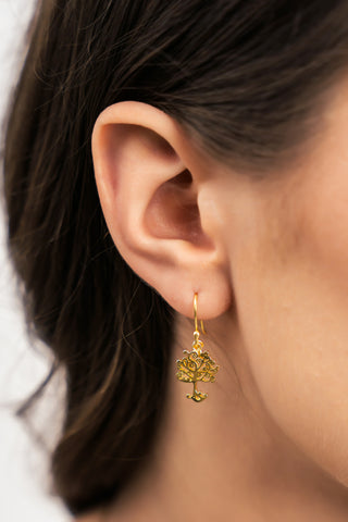 Earrings Simplicity Little Tree of Life