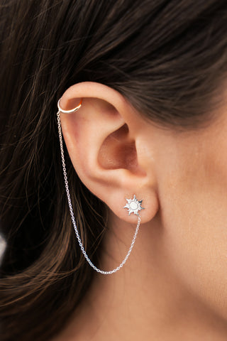 Little Sun Stud Earrings - Time Loop Style